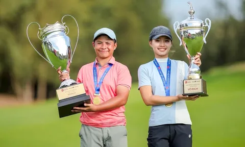 Giải vô địch Golf Quốc gia 2025: Nguyễn Tuấn Anh và Lê Chúc An đăng quang ngôi vô địch