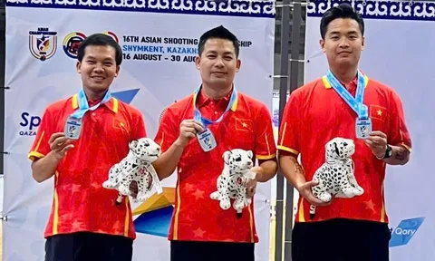 Giải vô địch Bắn súng châu Á 2025: Việt Nam giành thêm 1 huy chương bạc trong ngày thi đấu cuối