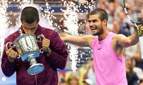 Thắng thuyết phục Sinner, Alcaraz vô địch US Open 2025