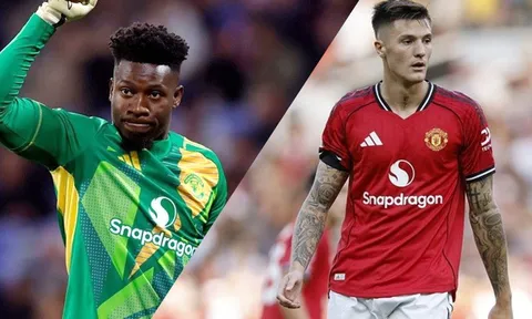 Andre Onana nói lời chia tay, tân binh Benjamin Sesko gây ấn tượng tại Man United