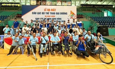 Câu lạc bộ Thể thao Người khuyết tật Đại Dương chính thức ra mắt tại thành phố Hồ Chí Minh