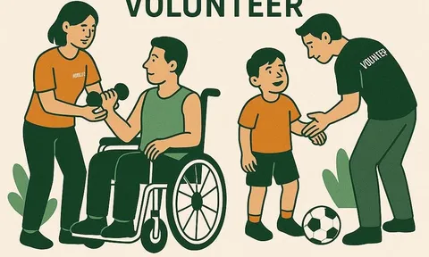 Cộng đồng Thể thao Người khuyết tật Việt Nam tuyển tình nguyện viên hỗ trợ huấn luyện