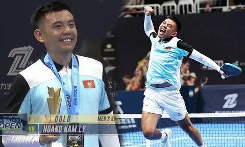 Hạ tay vợt số 1 châu Á ở chung kết, Lý Hoàng Nam vô địch PPA Tour Asia 2025