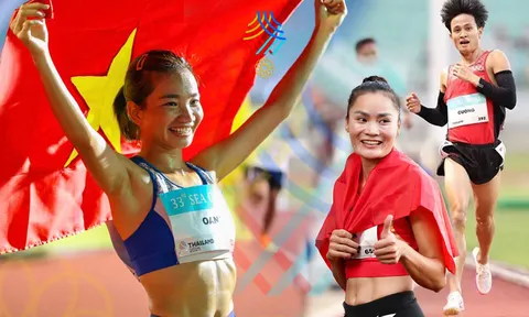Điền kinh mang về liên tiếp 3 huy chương vàng trong ngày 15/12 cho Đoàn Thể thao Việt Nam