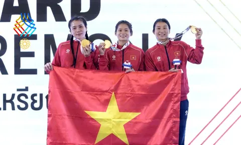 Đội tuyển Việt Nam thắng tuyệt đối ở nội dung Vật tự do nữ tại SEA Games 33