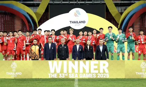 Môn Bóng đá nam SEA Games 33: U22 Việt Nam hoàn tất hat-trick danh hiệu vô địch Đông Nam Á