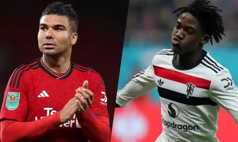 Casemiro thông báo ra đi, Man United ký hợp đồng mới với Mainoo