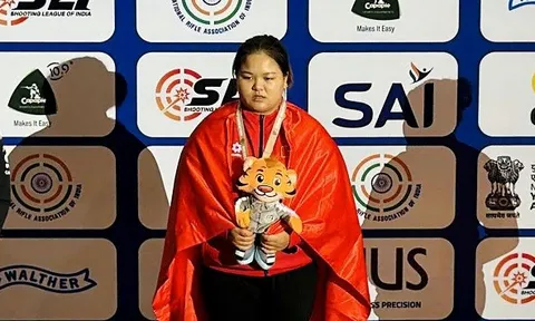 Nguyễn Thùy Trang mang về tấm huy chương vàng đầu tiên cho Bắn súng Việt Nam tại giải vô địch châu Á 2026