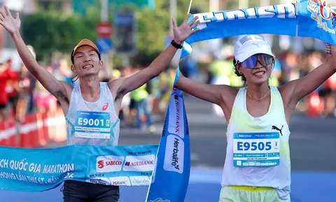 Hoàng Nguyên Thanh, Phạm Thị Hồng Lệ giành huy chương vàng Giải vô địch Quốc gia Marathon 2026