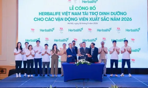 Herbalife Việt Nam tiếp tục tài trợ sản phẩm dinh dưỡng cho các vận động viên xuất sắc Việt Nam năm 2026