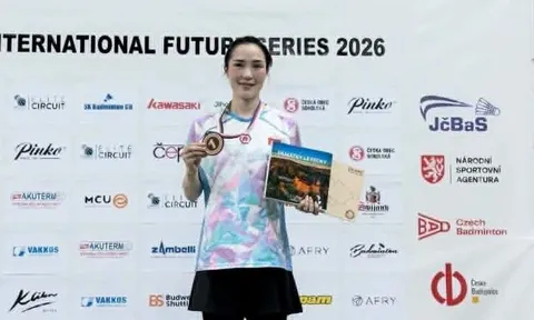 Vũ Thị Trang vô địch Giải Cầu lông Czech International Future Series 2026