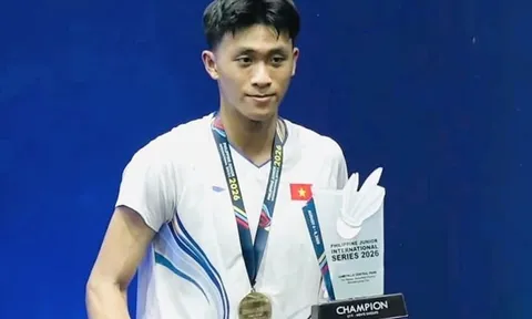 Nguyễn Tất Duy Lợi giành huy chương vàng Giải Cầu lông trẻ quốc tế Philippines 2026
