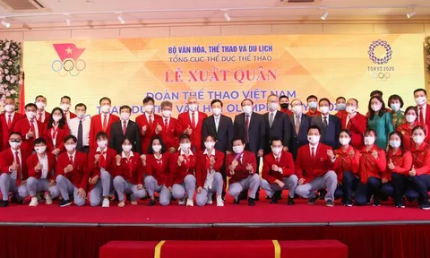 Lễ xuất quân Đoàn Thể thao Việt Nam dự SEA Games 31 tổ chức ngày 28/4