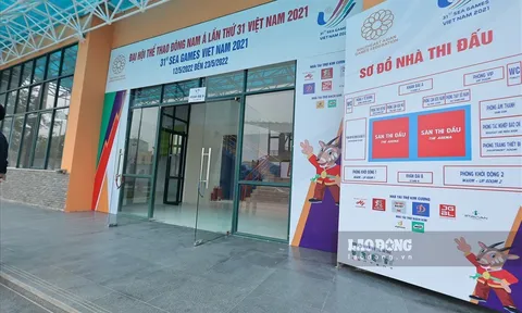 Nhà thi đấu Tây Hồ gấp rút triển khai công tác tổ chức SEA Games 31