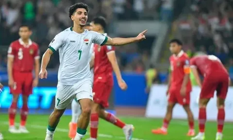 Vòng loại thứ hai World Cup 2026 khu vực châu Á: Thắng đậm Indonesia, Iraq tạm vượt lên dẫn đầu bảng F
