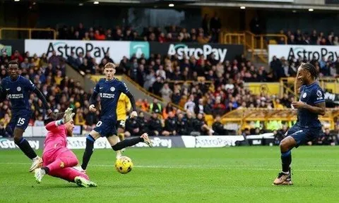 Vòng 18 Premier League > Wolves 2-1 Chelsea: The Blue bị "nhấn chìm" trong Lễ Giáng sinh