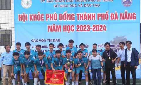 Chung kết giải Bóng đá học sinh Hội khỏe Phù Đổng thành phố Đà Nẵng năm học 2023-2024