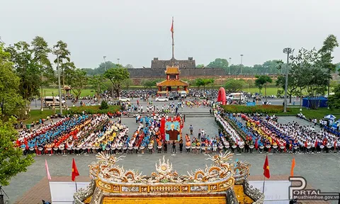Thừa Thiên Huế: Hơn 1.500 người tham gia Ngày chạy Olympic vì sức khỏe toàn dân