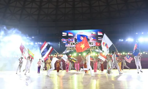Tổng duyệt Lễ khai mạc Đại hội Thể thao Học sinh Đông Nam Á lần thứ 13