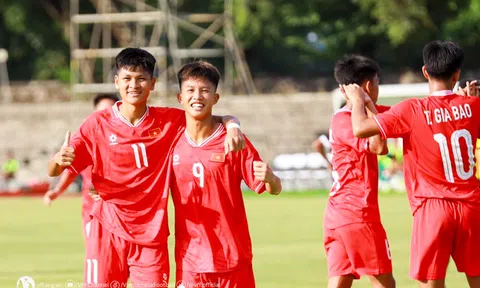Giải vô địch U16 Đông Nam Á 2024: Thắng U16 Campuchia để khẳng định ngôi đầu