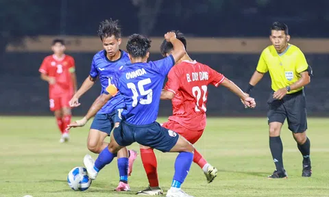 Giải Bóng đá vô địch U16 Đông Nam Á 2024: Bị Campuchia cầm hòa, Việt Nam tranh vé vào bán kết với Myanmar