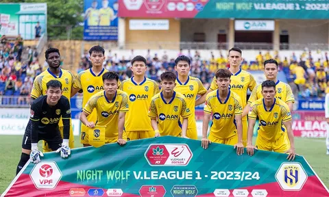 V.League 2023-2024: Sông Lam Nghệ An khó tránh suất play-off