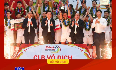 Giải Futsal vô địch quốc gia 2024: Thái Sơn Nam độc chiếm ngôi vô địch
