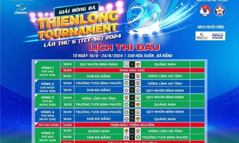 Đà Nẵng đăng cai Giải Bóng đá Thiên Long Tournament 2024