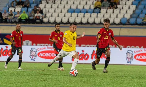 Timor Leste thắng tối thiểu trước chủ nhà Brunei trong trận lượt đi play-off