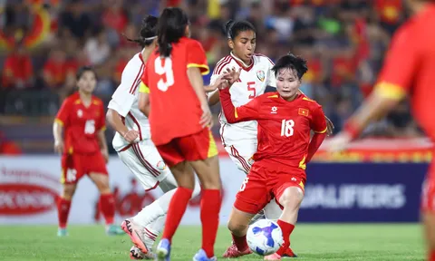 Vòng loại Giải Bóng đá nữ vô địch châu Á 2026: Huỳnh Như sa sút, đội tuyển nữ Việt Nam vẫn thắng đậm UAE
