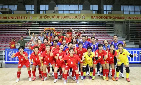Futsal nữ Việt Nam thăng tiến vượt bậc, ghi dấu ấn lịch sử