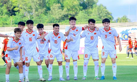 Giải U17 Đông Nam Á 2026: U17 Việt Nam cầm chắc vé vào Bán kết