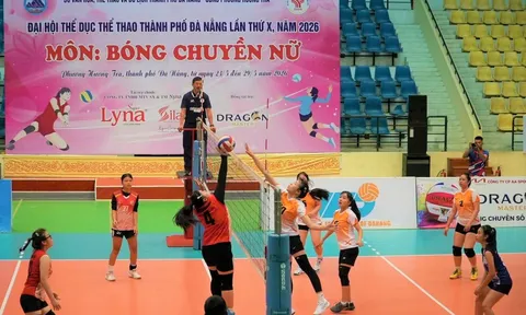Sôi động môn Bóng chuyền Đại hội Thể dục thể thao thành phố Đà Nẵng lần thứ X