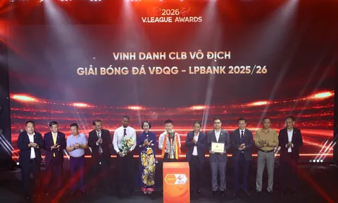 V.League Awards 2026: Công an Hà Nội thâu tóm các danh hiệu