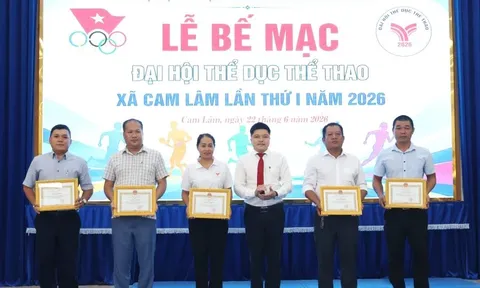 Khánh Hòa: Bế mạc Đại hội Thể dục thể thao xã Cam Lâm lần thứ I