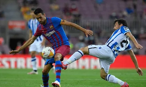 Vòng 33 La Liga > Real Sociedad - Barcelona (2 giờ 30 ngày 22/4): Không còn đường lui