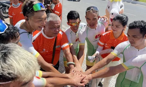 Chặng 19 cuộc đua Xe đạp truyền hình TP.HCM - Cúp Tôn Đông Á 2022: Tập đoàn Lộc trời thắng chặng đồng đội tính giờ, các danh hiệu không đổi