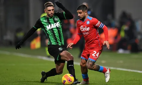 Vòng 35 Serie A > Napoli - Sassuolo (20 giờ ngày 30/4): Chiến thắng để trở lại với Champions League