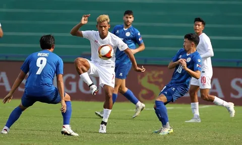 U23 Myanmar tạm lên ngôi đầu bảng A sau chiến thắng kịch tính trước U23 Philippines