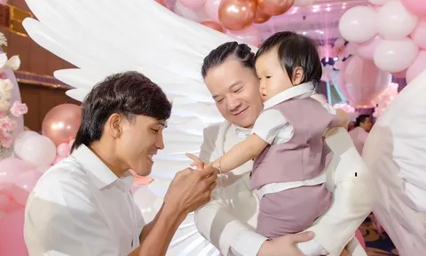Nguyễn Trần Duy Nhất nhận con nuôi trong ngày quốc tế thiếu nhi