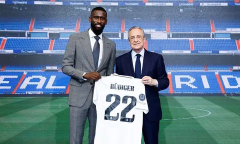 Rudiger chính thức ra mắt Real Madrid