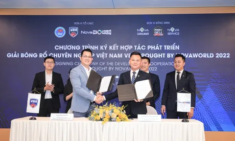 VBA và NOVAWORLD hợp tác phát triển giải Bóng rổ chuyên nghiệp Việt Nam