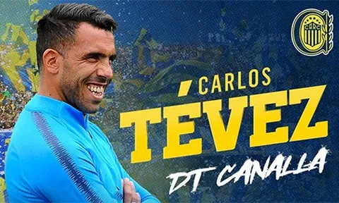 Carlos Tevez nhận công việc huấn luyện đầu tiên