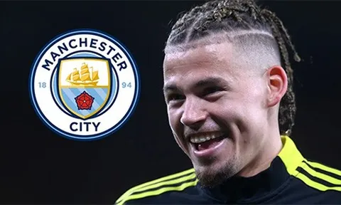 Man City đạt thỏa thuận chiêu mộ tiền vệ Kalvin Phillips