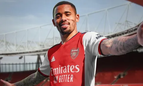 Arsenal hoàn tất thủ tục chiêu mộ Gabriel Jesus