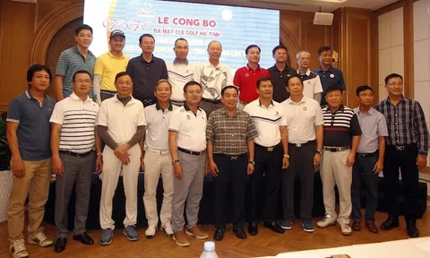 Lễ công bố giải Golf “Ra Mắt CLB Golf Hà Tĩnh Miền Nam”