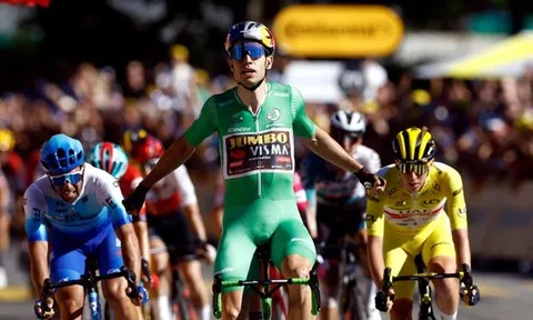 Chiến thắng giải toả áp lực cho Wout van Aert