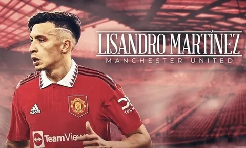 Lisandro Martinez gia nhập Manchester United
