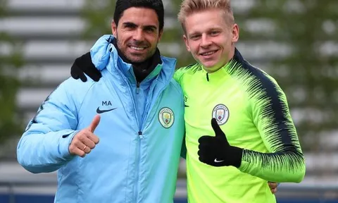 Zinchenko gia nhập Arsenal