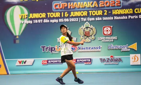 Ngày thi đấu thứ hai giải Quần vợt VTF Junior Tour 1 - Hanaka Cup 2022